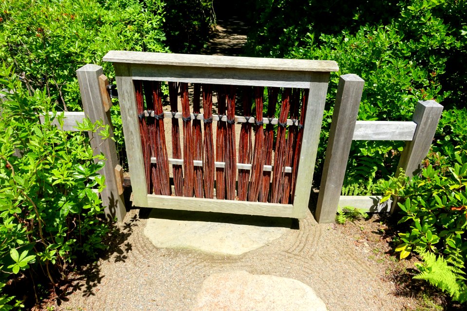 Gate - Asticou Azalea Garden - Northeast Harbor, Maine - DSC03663