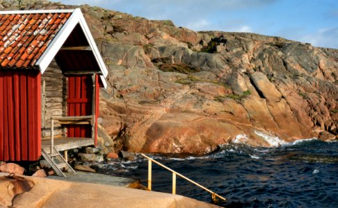 Gamlestan fishing hut and harbor at Vikarvet Museum 1