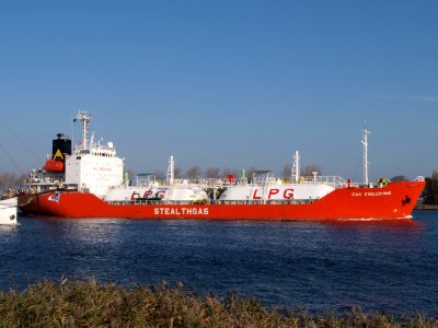 Gas Evoluzione - IMO 9142318 - Callsign 3EQQ5 at Port of Amsterdam photo-2