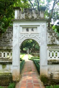 Gate - Temple of Literature, Hanoi - DSC04548