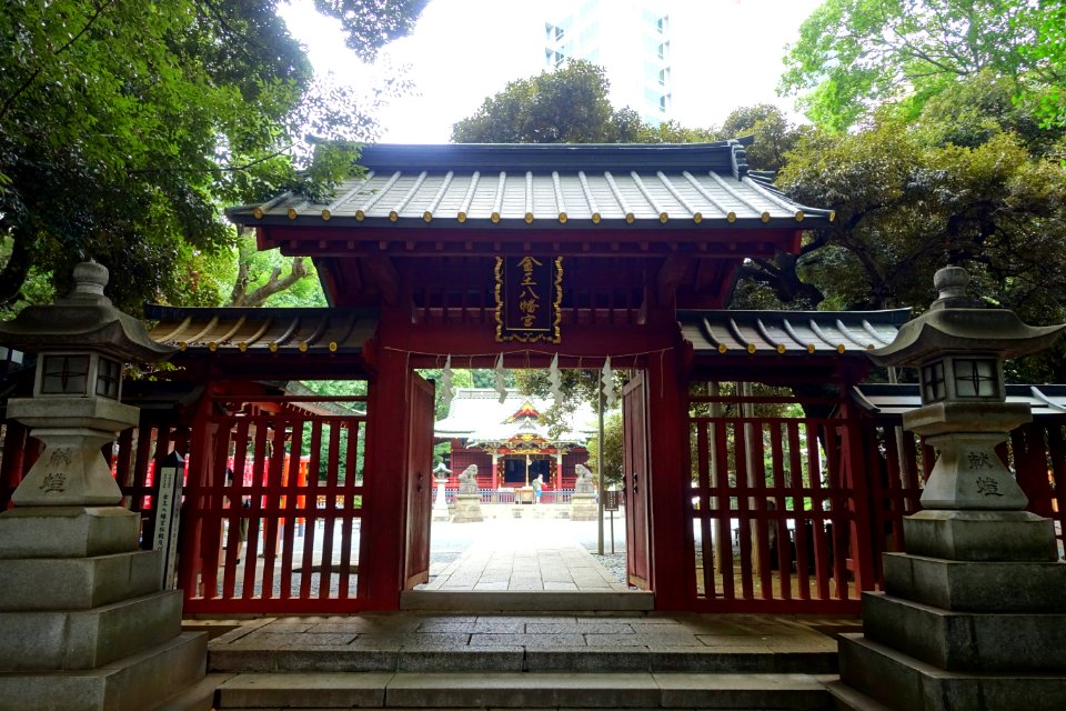 Gate - Konno-hachimangu - Shibuya, Tokyo, Japan - DSC05487