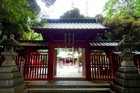 Gate - Konno-hachimangu - Shibuya, Tokyo, Japan - DSC05487