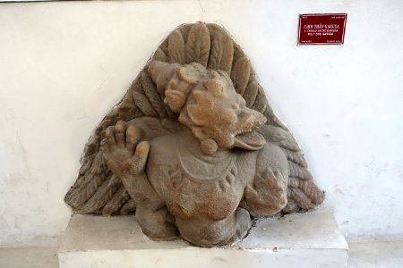 Garuda, Tra Kieu, 7th-8th century, Quang Nam - Museum of Cham Sculpture - Danang, Vietnam - DSC01640