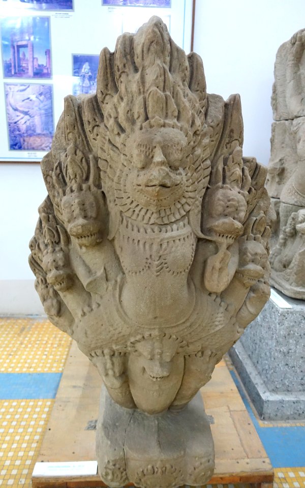 Garuda, Cambodia, 12th century AD, sandstone - Museum of Vietnamese History - Ho Chi Minh City - DSC05909