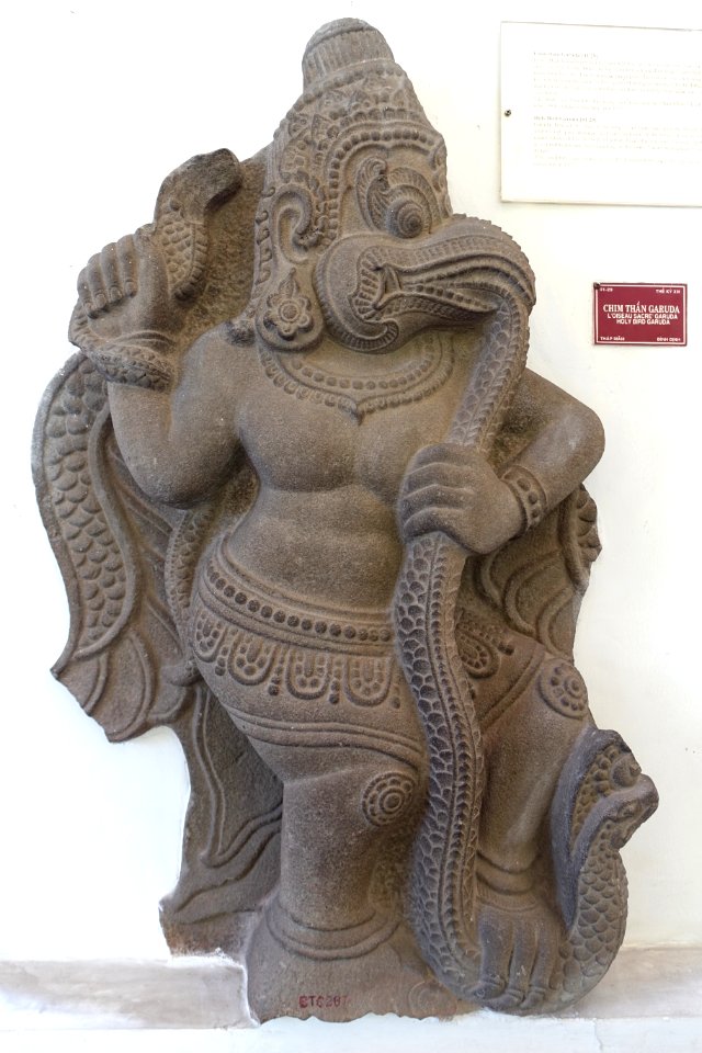Garuda, Thap Mam, 13th century, Binh Dinh - Museum of Cham Sculpture - Danang, Vietnam - DSC01414