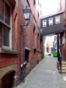 Gas Lamp Post In Ship Yard