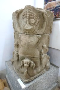 Garuda, Bayon, Cambodia, 12th-13th century AD, sandstone - Museum of Vietnamese History - Ho Chi Minh City - DSC05907