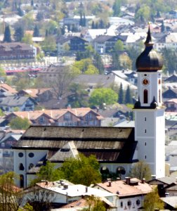 Garmisch, Martinskirche von Nordwesten, 4