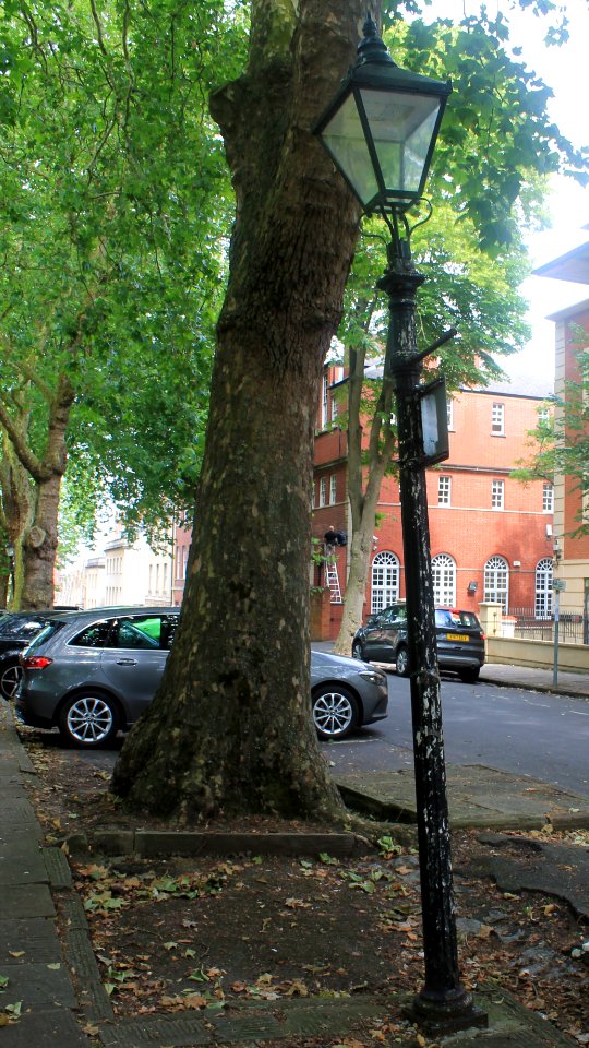 Gas Lamp Post Approximately 10 Metres North East Of Gates To Church Of St George, Brandon Hill