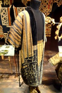 Garment, Ainu people, Japan, woven from inner bark of elm tree - Etnografiska museet - Stockholm, Sweden - DSC01168