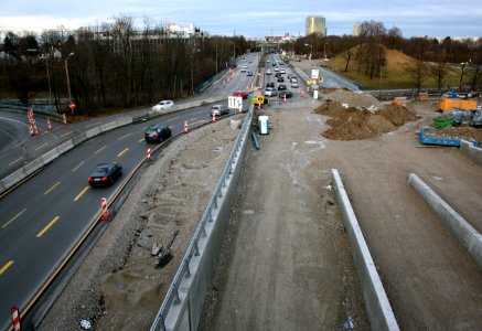 Garmischer Str von der Wetparkbruecke Richtung Norden