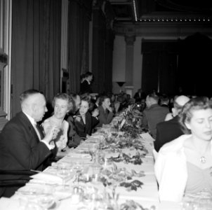 Gasten aan de dinertafel, Bestanddeelnr 255-8073