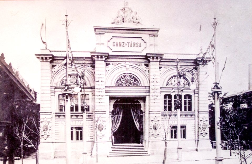 Ganz exhibition building, National Exhibtion, 1885
