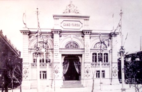Ganz exhibition building, National Exhibtion, 1885 photo
