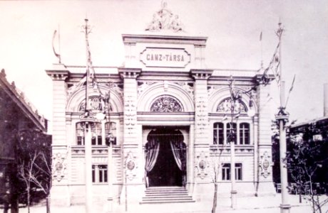 Ganz exhibition building, National Exhibtion, 1885