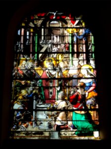 Ganzeville (Seine-Mar.) église, vitrail 01
