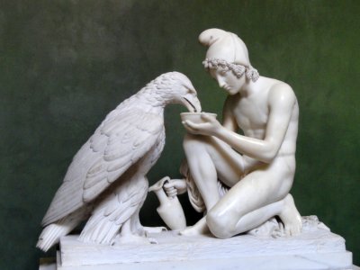 Ganymede with Jupiter's Eagle - Thorvaldsens Museum - DSC08618