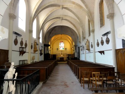 Ganzeville (Seine-Mar.) église, intérieur