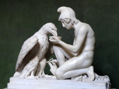Ganymede with Jupiter's Eagle - Thorvaldsens Museum - DSC08617