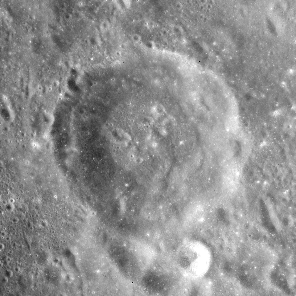 Ganskiy crater AS15-M-1055