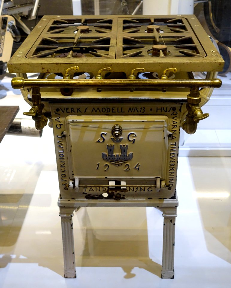 Gas stove, Husqvarna Vapenfabrik, AB, 1924, TM44585 - Tekniska museet - Stockholm, Sweden - DSC01580