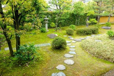 Garden - Shinise Kinenkan Museum - Nagamachi - Kanazawa, Japan - DSC00213