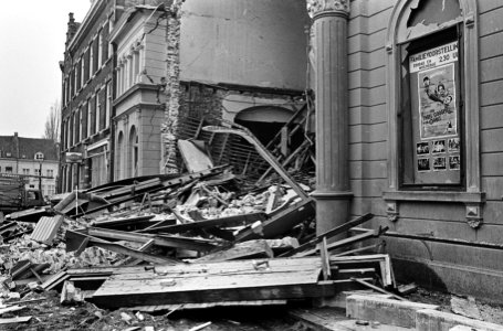 Gasontploffing in Den Bosch , overzicht van de ravage, Bestanddeelnr 917-4243