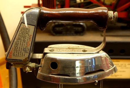 Gasoline-powered Iron, c. 1936, Radiant Products, Inc. - Museum of Science and Industry (Chicago) - DSC06643