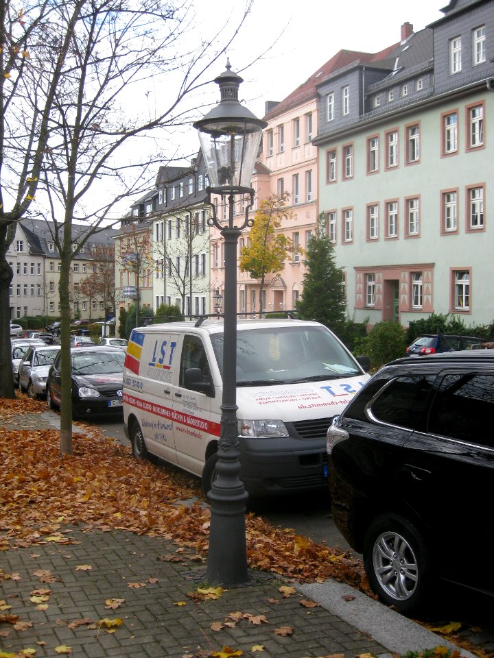 Gaslaterne gegenüber Münchner Straße 23