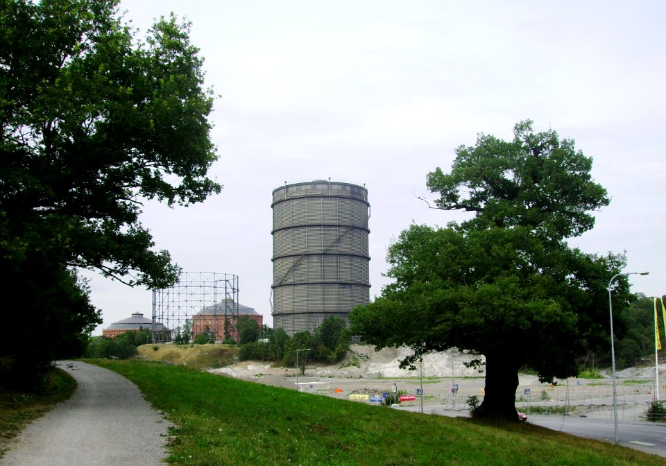 Gasklocka, Hjorthagen