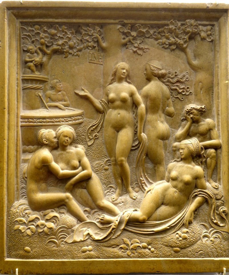 Garden of Love, Fountain of Youth, by Loy Hering, c. 1525, Solnhofer stone, view 1 - Bode-Museum - DSC03335