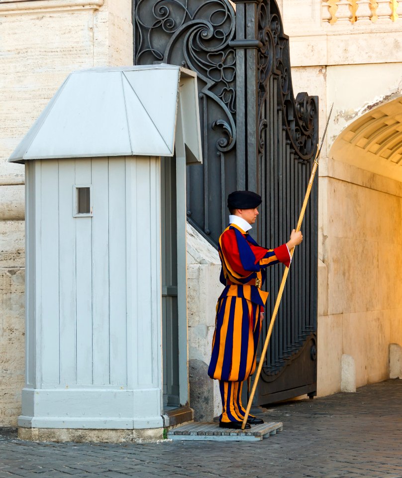 Garde Suisse guérite, Cité du Vatican