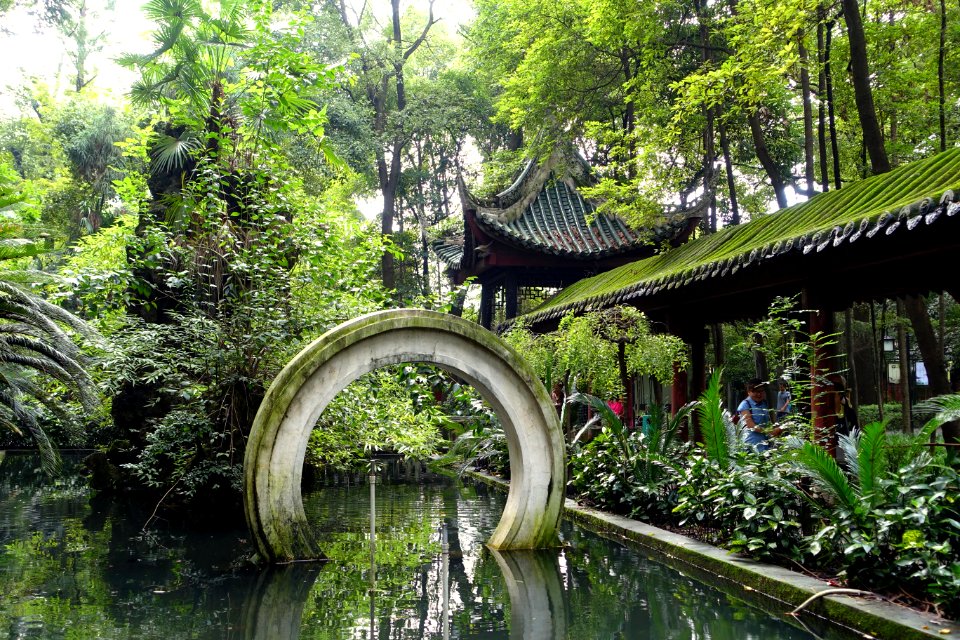 Garden - Wenshu Monastery - Chengdu, China - DSC05148