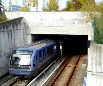 Garching, Forschungszentrum, Portal des-U-Bahn-Tunnels, 2