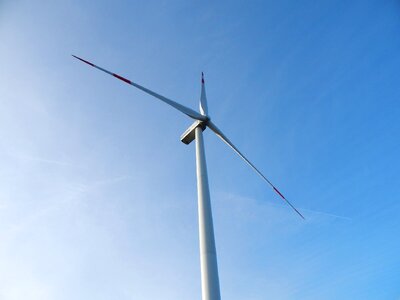 Wind power windmill pinwheel photo