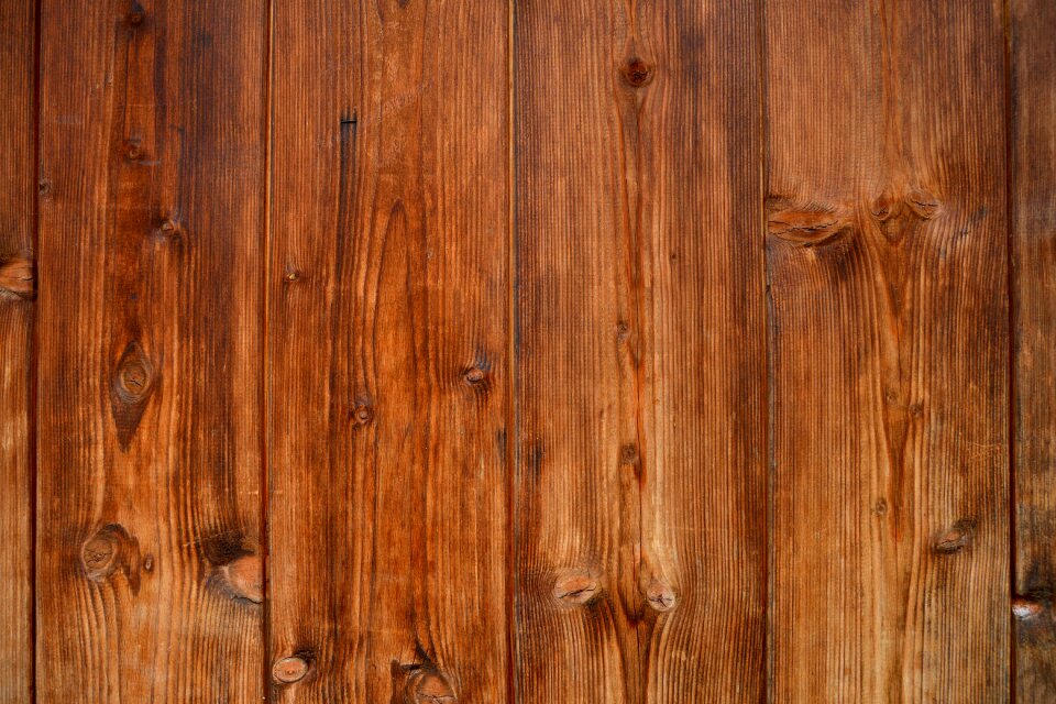Weathered washed off wooden construction