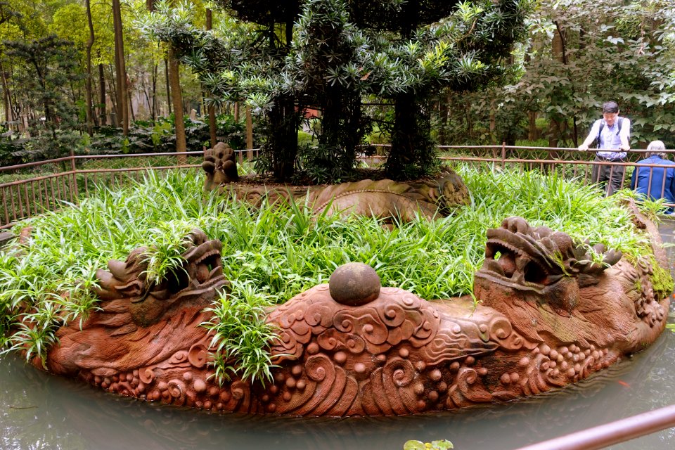 Garden - Wenshu Monastery - Chengdu, China - DSC05158
