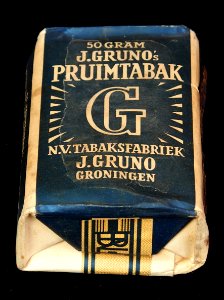 G, J Gruno pruimtabak pakje, foto7