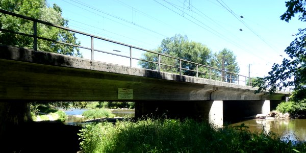 Günzburg, Bahnbrücke Günz, 1