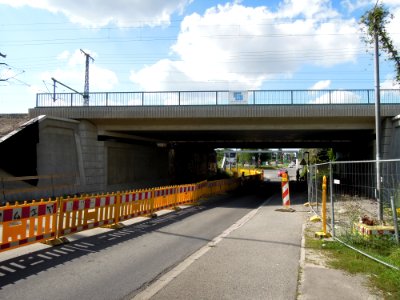 Güterring Leipzig EÜ Theklaer Straße Nordansicht 2017