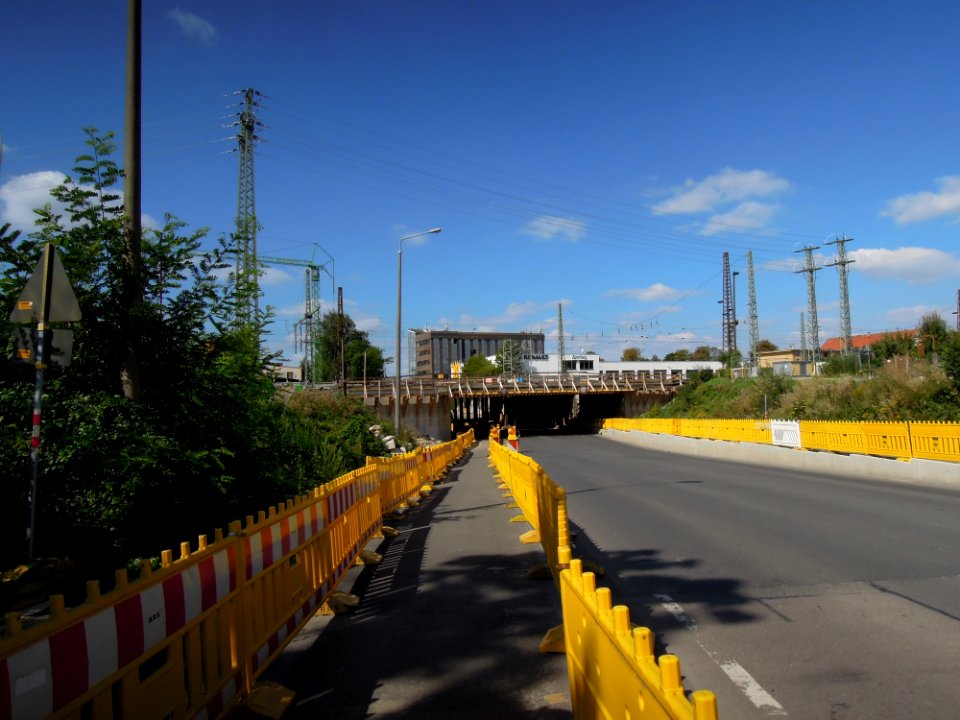 Güterring Leipzig EÜ Essener Straße vor Erneuerung Ostansicht 2017
