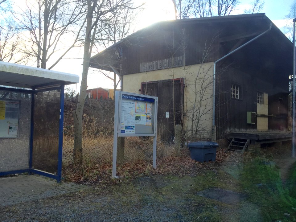 Güterschuppen Bahnhof Seitschen