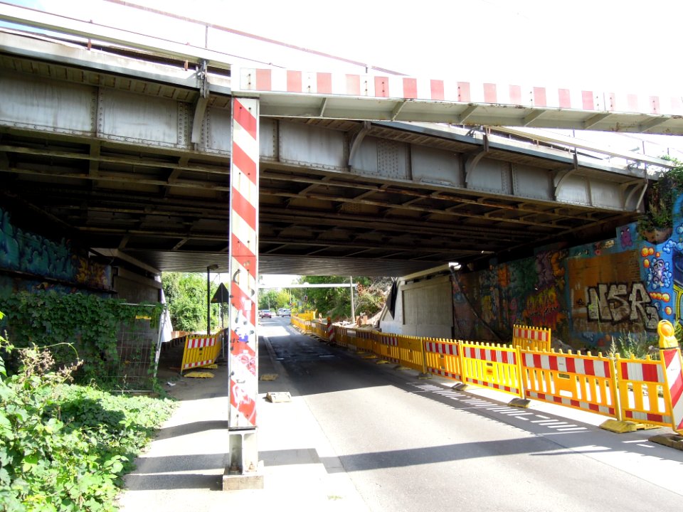 Güterring Leipzig EÜ Theklaer Straße Südansicht 2017