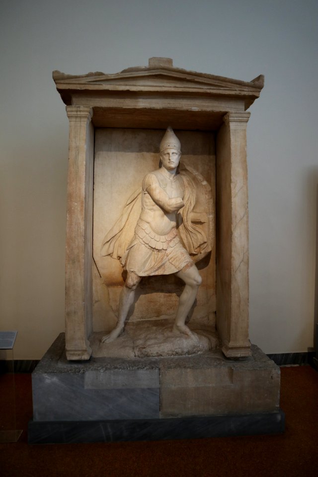 Funerary monument of Aristonautes from Kerameikos, Athens. 350-325 B.C