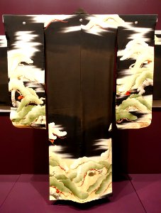Furisode and kaesode (replacement sleeves), Japan, Showa period, 1930s, silk - Textile Museum, George Washington University - DSC09505