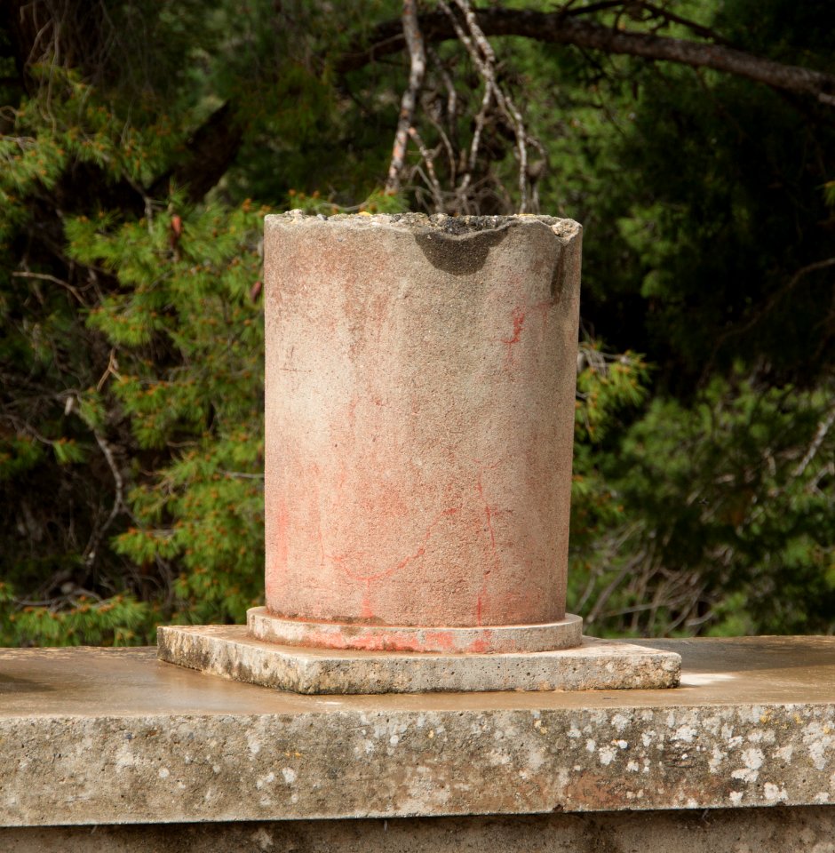 Fut de colonne à Cnossos, Crète