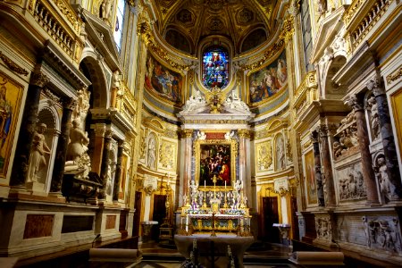 Funeral monument of Pope Adrian VI - Santa Maria dell'Anima - Rome, Italy - DSC09697