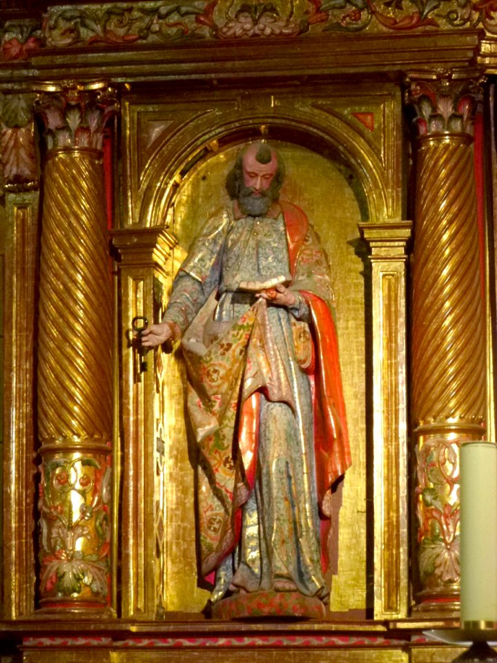 Güeñes - Iglesia de Santa María, retablo mayor 06
