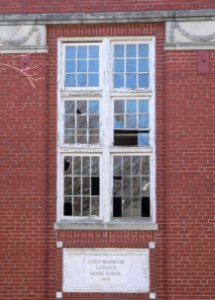 G. W. Carver School (Fulton, MO) W window 1