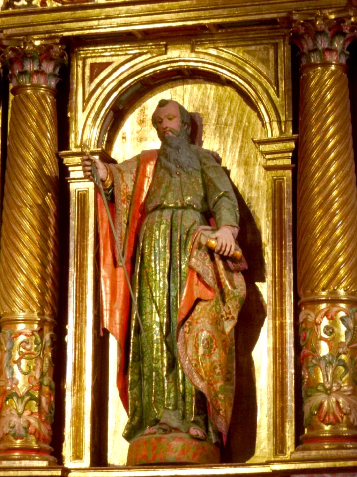 Güeñes - Iglesia de Santa María, retablo mayor 05